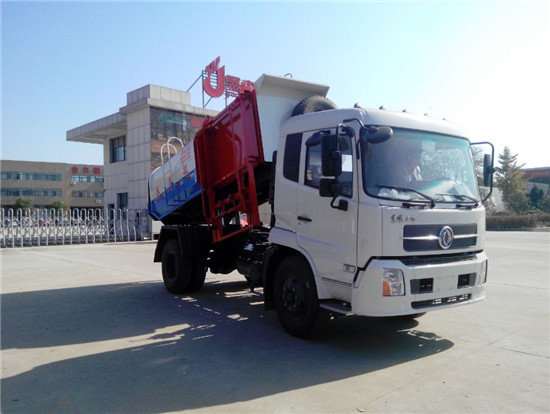 東風(fēng)天錦（10-16方）掛桶垃圾車(chē)