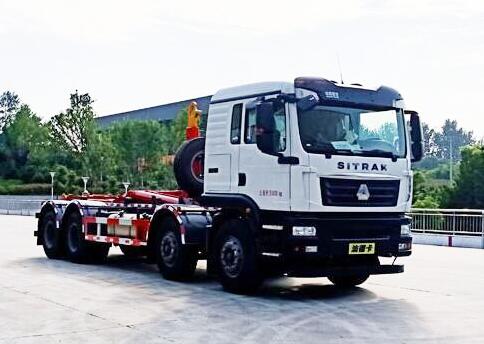 陜汽汕德卡31000型車廂可卸式垃圾車