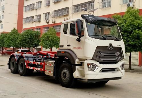 陜汽25000型車廂可卸式垃圾車