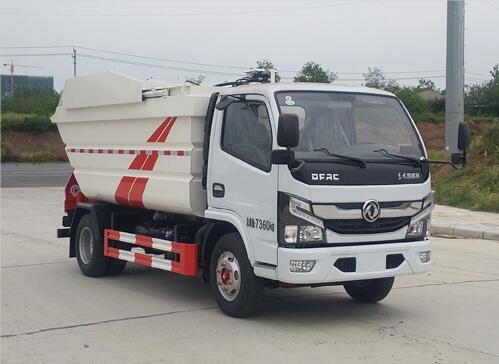 東風多利卡高位后翻自裝卸式垃圾車