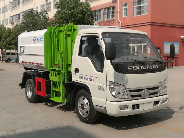 福田小卡之星自裝卸式垃圾車