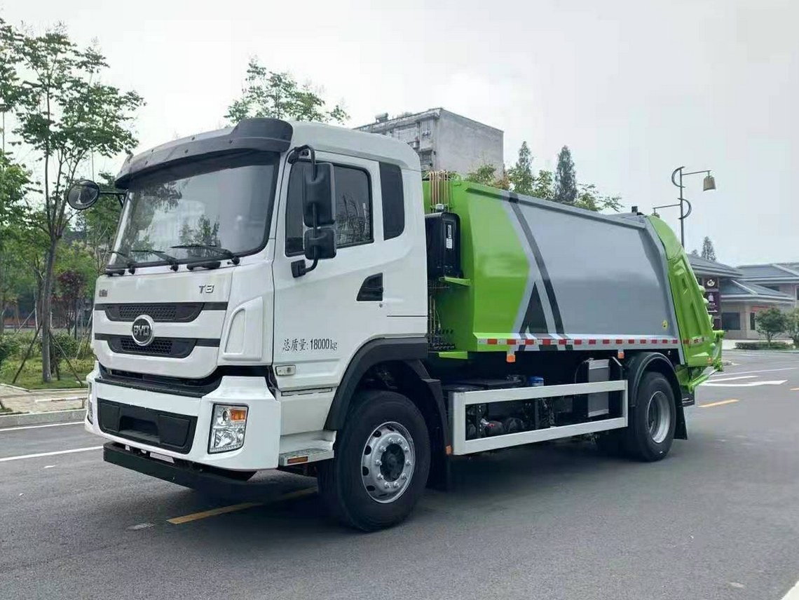 12方比亞迪T8純電動(dòng)壓縮垃圾車