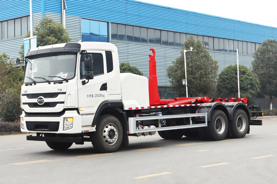 比亞迪T9純電動自裝卸垃圾車